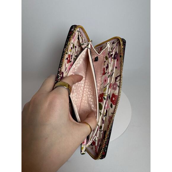 Kate Spade Laurel Way Neda continental zip-around wallet in Boho Floral - Picture 12 of 12